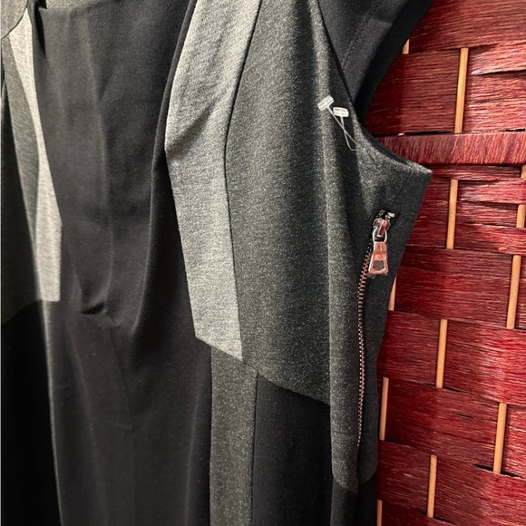 6TH & LN NWT Elegant Black and Gray Midi Dress 20 - Picture 5 of 6